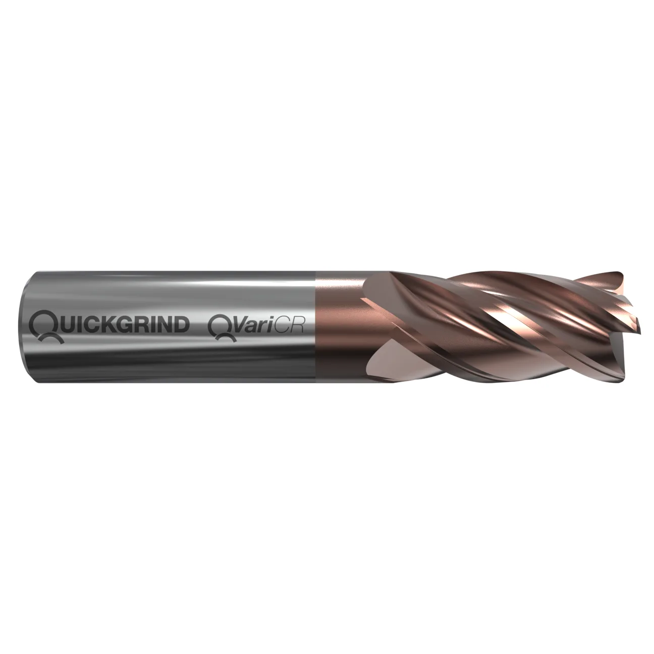 Quickgrind carbide tooling universal end milling Qvari cr carbide tool 4 flute 670203 iso