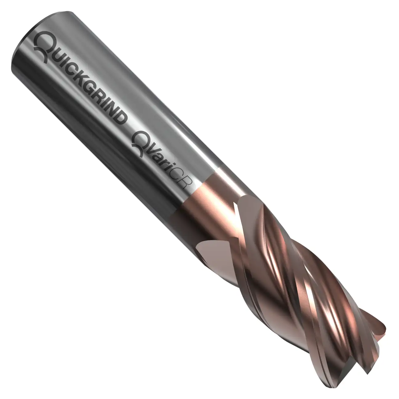 Quickgrind carbide tooling universal end milling Qvari cr carbide tool 4 flute 670205 iso