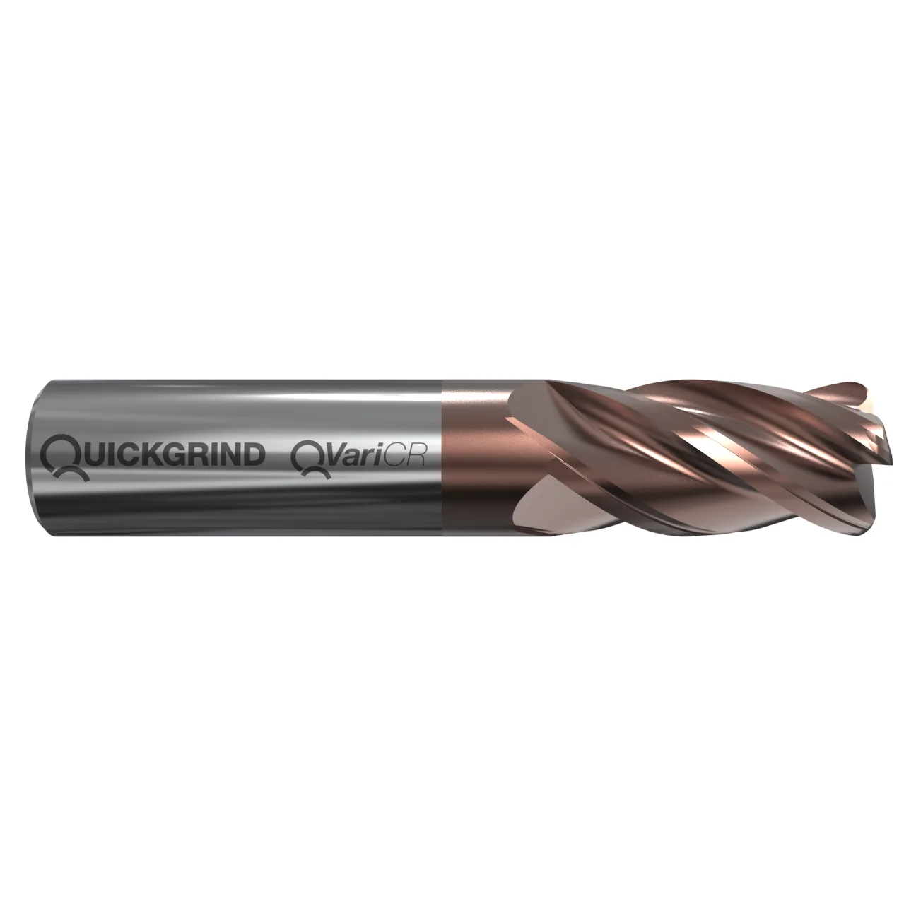 Quickgrind carbide tooling universal end milling Qvari cr carbide tool 4 flute 670207 iso