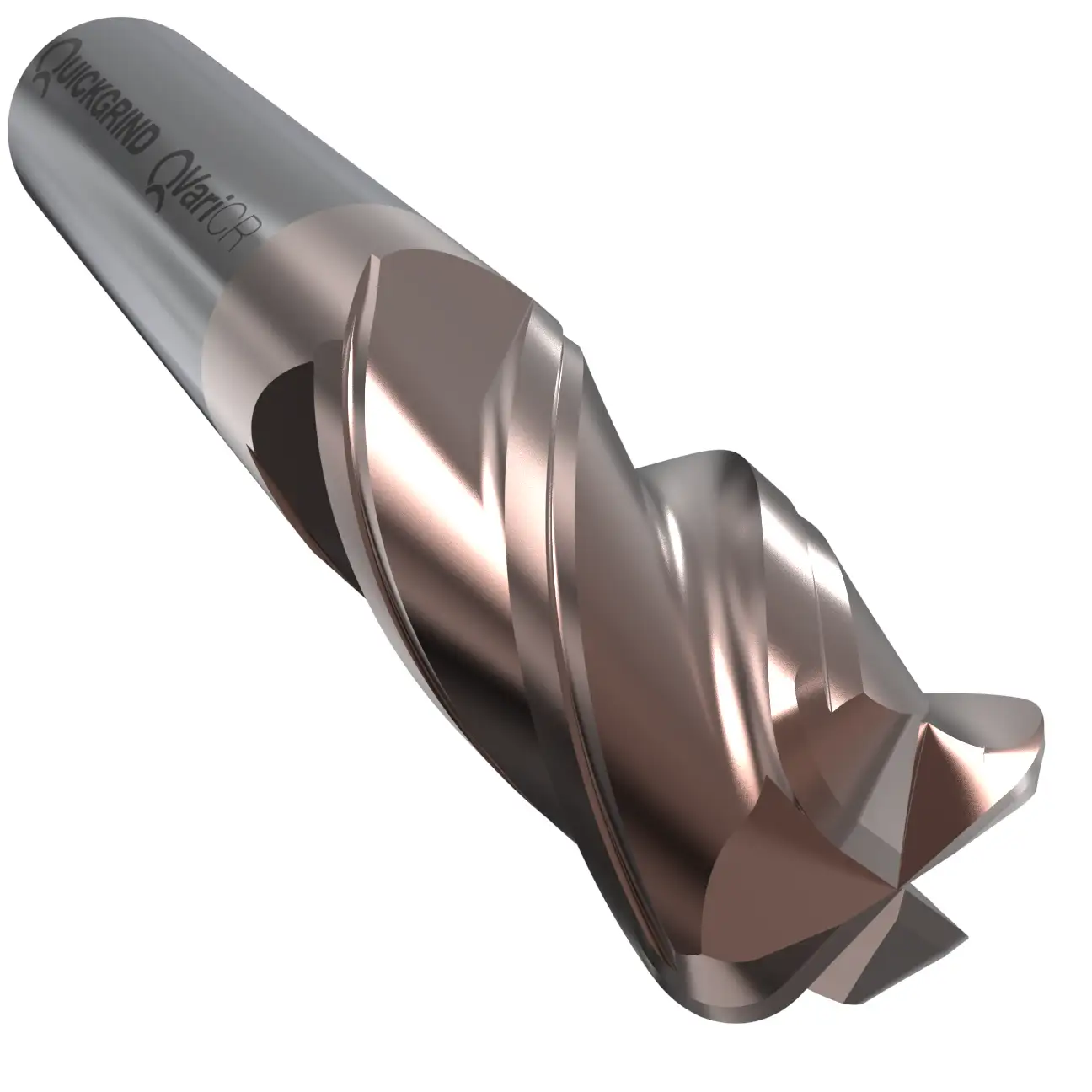 Quickgrind carbide tooling universal end milling Qvari cr carbide tool 4 flute 670208 iso