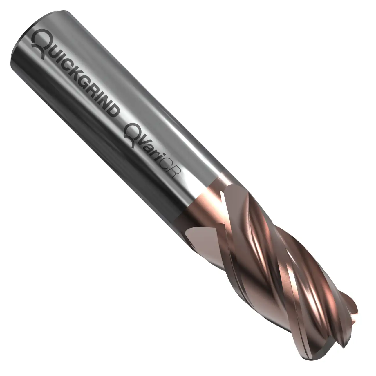 Quickgrind carbide tooling universal end milling Qvari cr carbide tool 4 flute 670209 iso