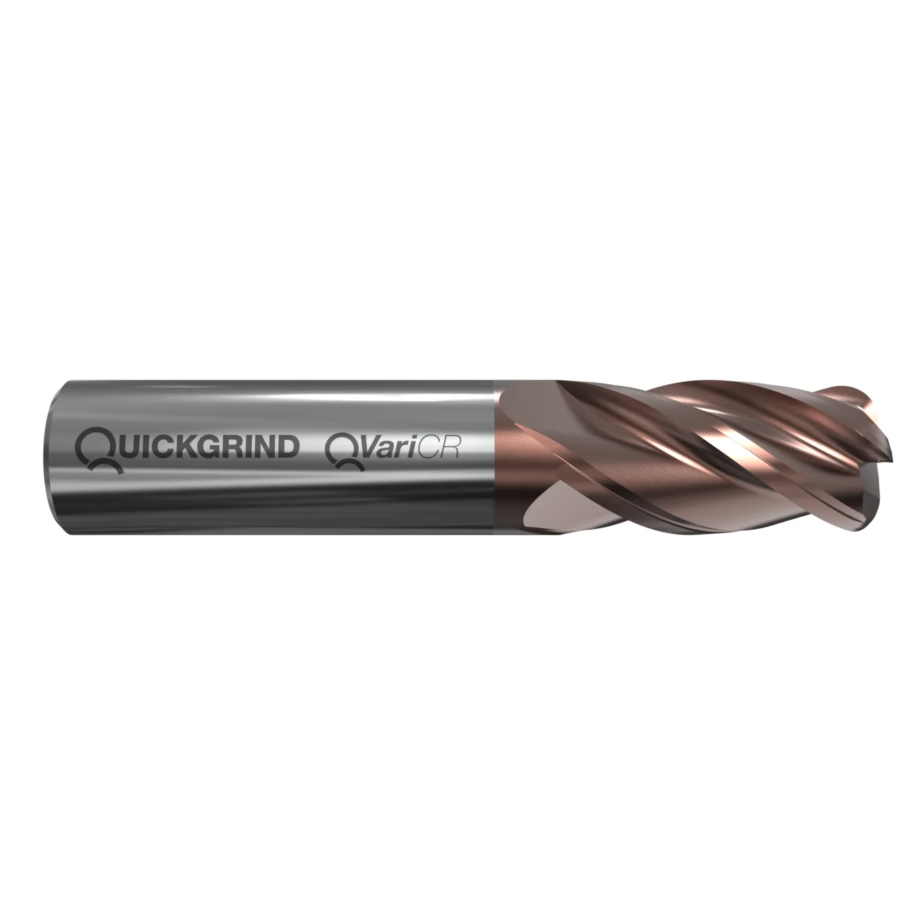 Quickgrind carbide tooling universal end milling Qvari cr carbide tool 4 flute 670209 iso